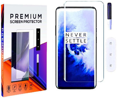LUXURATE Tempered Glass Guard for OnePlus 7T Pro(Pack of 1)