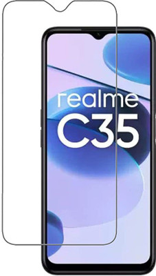 DMJHP Tempered Glass Guard for Realme C35(Pack of 1)