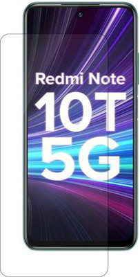 DMJHP Tempered Glass Guard for Mi Redmi Note 10T 5G(Pack of 1)