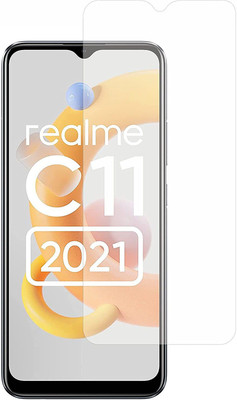 DMJHP Tempered Glass Guard for Realme C11 2021(Pack of 1)