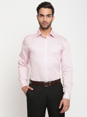 CANTABIL Men Solid Formal Red Shirt