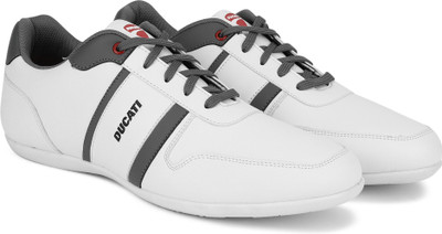 DUCATI Sneakers For Men(White) PaisaWapas