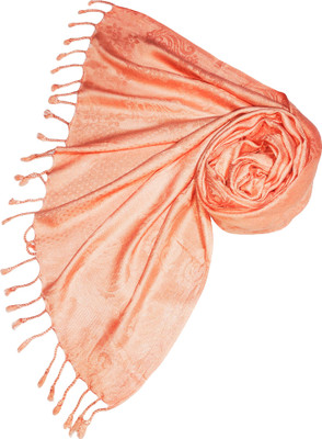 Saba Self Design Viscose Women Fancy Scarf, Scarf, Stole
