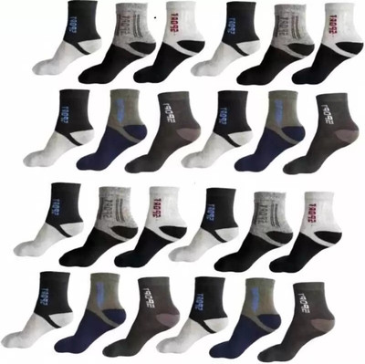 MKE Men Self Design Ankle Length(Pack of 12)