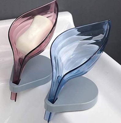 Onprix Leaf Shape Soap Holder Decorative Soap Box(Multicolor)