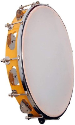 Lootnixx 30 cm With Head Tambourine(Metal)