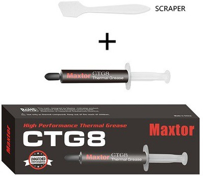 Maxtor Thermal Paste CTG8-M Mini 1-Gram High Performance Silicon Based Thermal Compound Carbon Based Thermal Paste(1 g 11 W/mK)