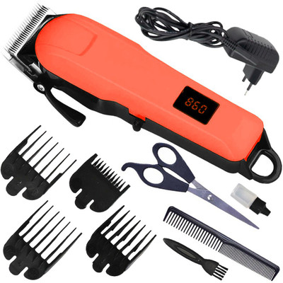 KMI LED Display Stainless steel blade Shaver for Men & Women Cordless Trimmer Trimmer 240 min  Runtime 1 Length Settings(Multicolor)