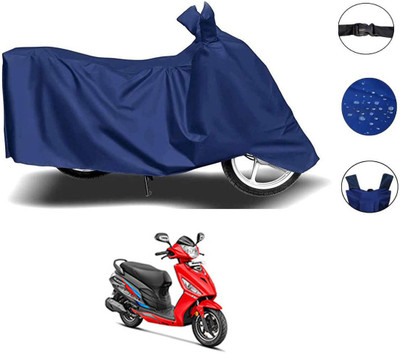 THE REAL ARV Waterproof Two Wheeler Cover for Hero(Maestro Edge, Blue)