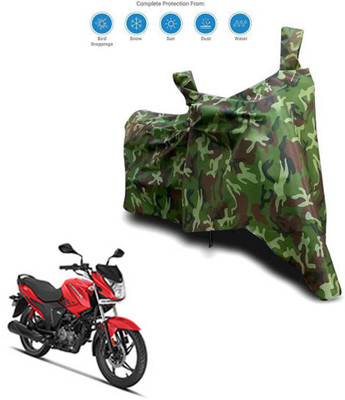 AutoGalaxy Waterproof Two Wheeler Cover for Hero(Glamour i3s, Green)