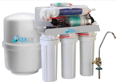 Dr. AQUA ION Sapphire Under Sink 8 L RO + UV + Mineraliser Water Purifier(Pearl White)