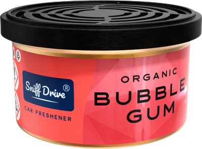 Sniff Drive Organic Bubble Gum Spill Proof Car Perfume Car Freshener Diffuser Set Organic Bubble Gum Car Air Freshener(29 g)