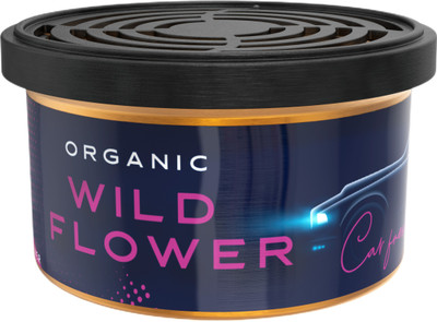 Sniff Drive Organic Wild Flower Car Freshener Diffuser Set Organic Wild Flower Spill Proof Air Freshener Strong Fragrance Car Perfume (29g)(29 g)