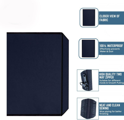 KAJAL DREAM COOL Front Loading Washing Machine  Cover(Width: 33.5 cm, Blue)