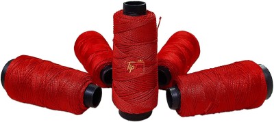 Tiptop Decoration Premium Macramé 4-Ply Nylon Thread (Pack of 1 Spool; 100 Meters) (Imperial Red)