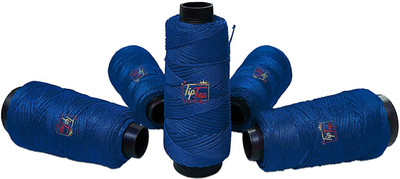 Tiptop Decoration Premium Macramé 4-Ply Nylon Thread (Pack of 1 Spool;100Meters) (Azure Blue)