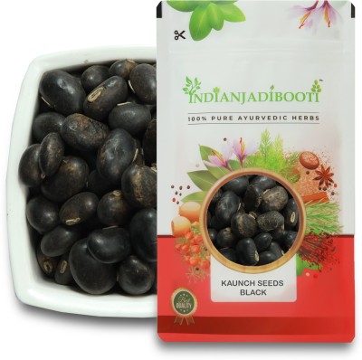 IndianJadiBooti Pure Konch Kaunch Seeds Black, 100 Grams Pack