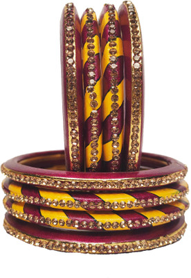 Lahthi Wala Lac Bangle Set(Pack of 8)