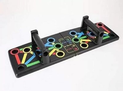 RAJPUT ENTERPRISES PUSH UP FLEX BOARD - B31 Pushup board 10 Multifunction Muscle Board- Color Coded Triceps Bar(Multicolor)