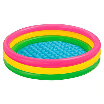 Aseenaa 3ft Baby Pool Bath Water Tub for Kids Soft Inflatable Kid