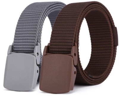 unique MH Boys & Girls Multicolor Nylon Belt