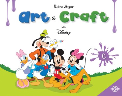 Disney Art & Craft With Book C | UKG | Colouring Book For UKG Kids | Best Colour Books(Paperback, Our Experts)