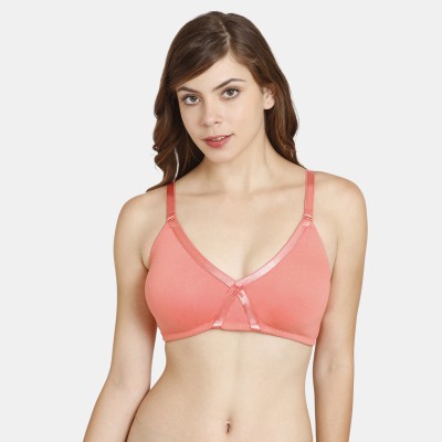 Rosaline By Zivame Women T-Shirt Non Padded Bra(Orange)