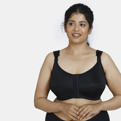 ZIVAME Women Full Coverage Non Padded Bra(Black)