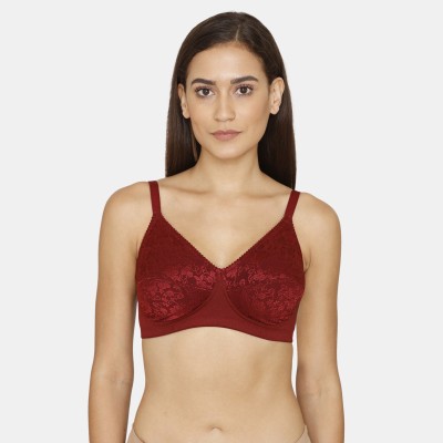 Rosaline By Zivame Women T-Shirt Non Padded Bra(Red)