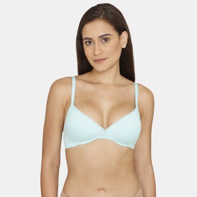 Rosaline By Zivame Women Push-up Lightly Padded Bra(Blue)