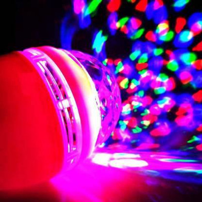 Treadmill Rotating Bulb Disco Light,LED Rotating Bulb for Party/Diwali. Single Disco Ball Single Disco Ball(Ball Diameter: 10 cm)