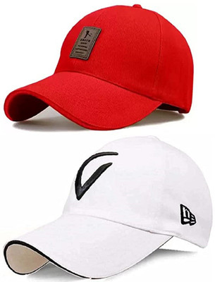 IF LANE Self Design Sports/Regular Cap Cap(Pack of 2)