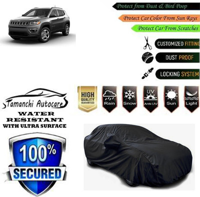 Tamanchi Autocare Car Cover For Jeep Compass 2.0 Limited Option 4X4 Diesel(Black)