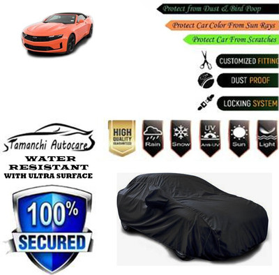 Tamanchi Autocare Car Cover For Chevrolet Camaro 3.4L(Black)