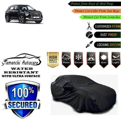 Tamanchi Autocare Car Cover For Hyundai Creta(Black)