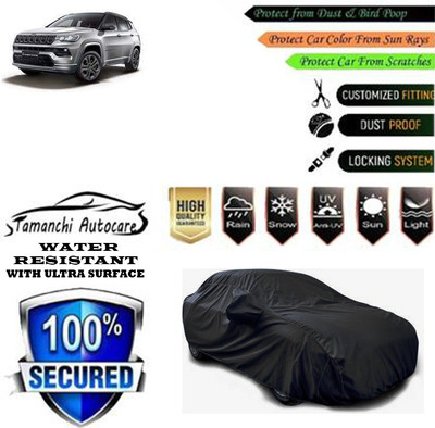 Tamanchi Autocare Car Cover For Jeep Compass 2.0 Sport Plus Diesel(Black)