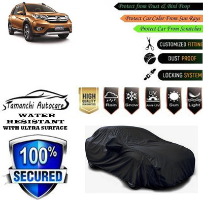 Tamanchi Autocare Car Cover For Honda BRV i-VTEC VX MT Petrol(Black)
