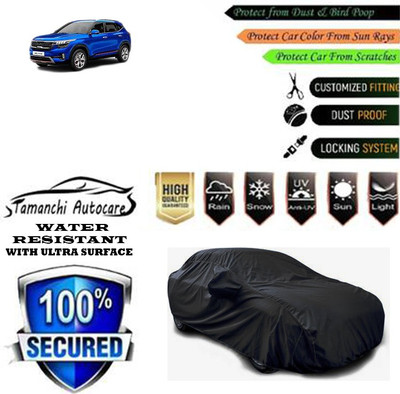 Tamanchi Autocare Car Cover For Kia Seltos HTX CVT 1.5 Dual Tone(Black)
