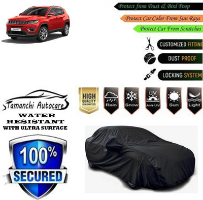 Tamanchi Autocare Car Cover For Jeep Compass 2.0 Limited Option Diesel(Black)