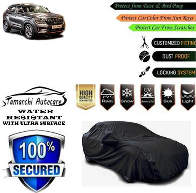 Tamanchi Autocare Car Cover For Kia Seltos HTK Plus 1.5(Black)
