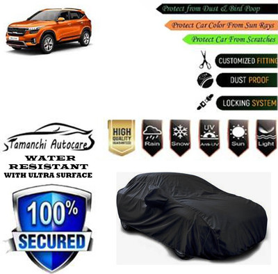 Tamanchi Autocare Car Cover For Kia Seltos HTX 1.5 Dual Tone(Black)