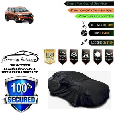 Tamanchi Autocare Car Cover For Kia Seltos HTK 1.5 Diesel(Black)