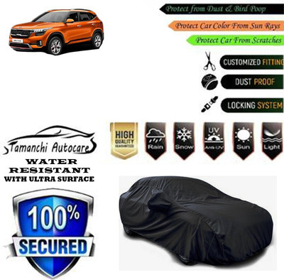 Tamanchi Autocare Car Cover For Kia Seltos GTX AT 1.4 Dual Tone(Black)