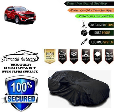Tamanchi Autocare Car Cover For Kia Seltos HTK Plus 1.5 Diesel(Black)