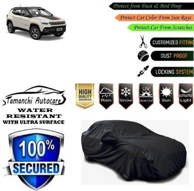 Tamanchi Autocare Car Cover For Jeep Compass 1.4 Limited Option Petrol(Black)