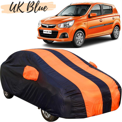 UK Blue Car Cover For Maruti Suzuki Alto K10 (With Mirror Pockets)(Orange)