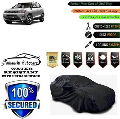 Tamanchi Autocare Car Cover For Mahindra XUV300 W8 Option Petrol(Black)