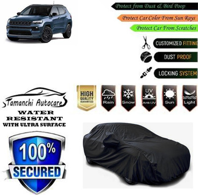 Tamanchi Autocare Car Cover For Jeep Compass 1.4 Sport(Black)