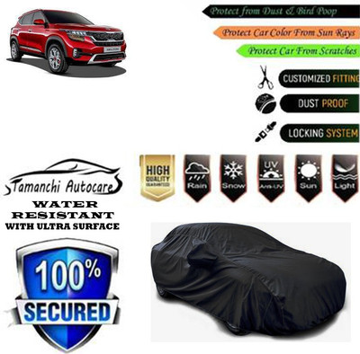 Tamanchi Autocare Car Cover For Kia SELTOS(Black)