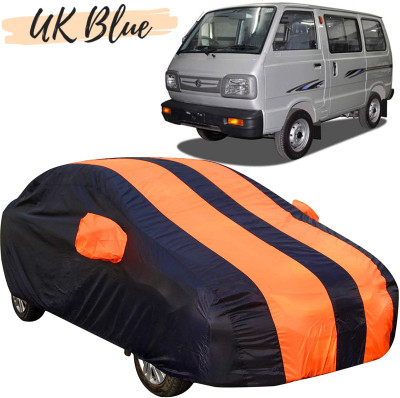 UK Blue Car Cover For Maruti Suzuki Omni (With Mirror Pockets)(Orange)